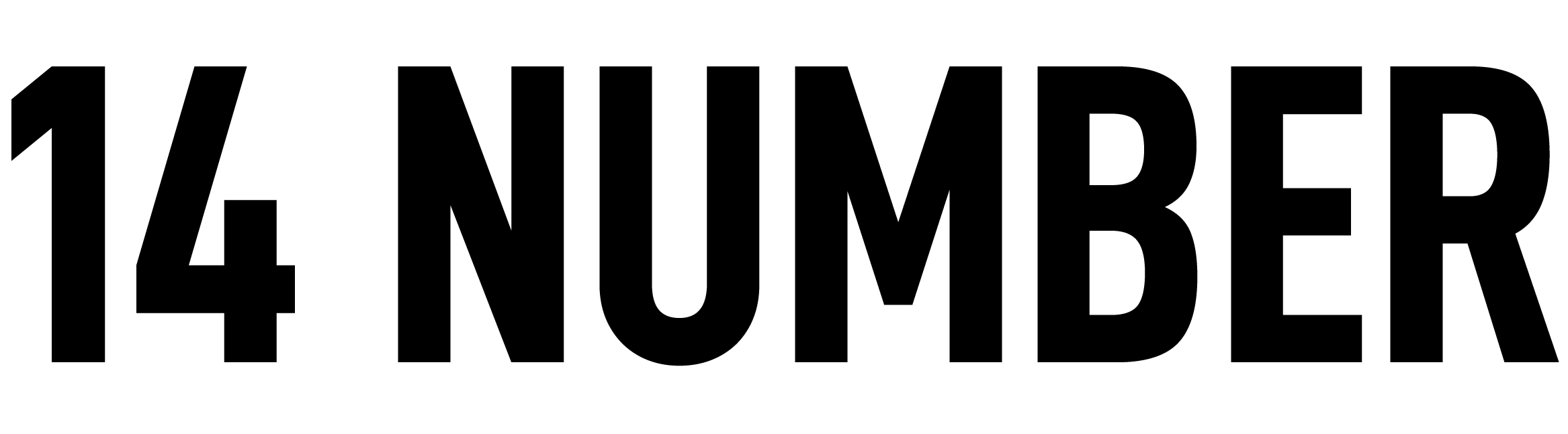 14 NUMBER